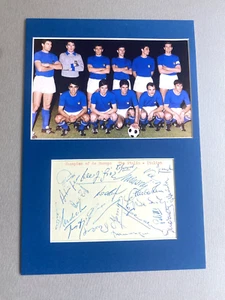 EUROPAMEISTER 1968 Italien signed Briefkarte/Passepartout 20x30 Autogramm RAR !! - Picture 1 of 2
