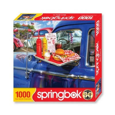 Mel's Drive In 1000 Piece Jigsaw Puzzle Springbok New - Image 1 of 4