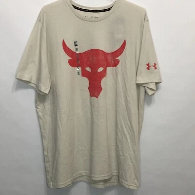 Camisa de manga corta Under Armour UA Project Rock Brahma Bull para hombre 2XL 1351582-110 Foto 1 de 4