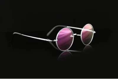42mm Pure Titanium Round Eyeglasses Full-rim Retro Glasses Frames Eyewear Optic - Image 1 of 2