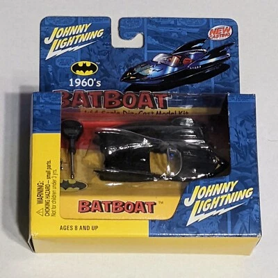 Johnny Lightning ⚡ Batman 2002 TV Series 1960's Batboat Model Kit 1:64 Scale NIB - Image 1 of 2