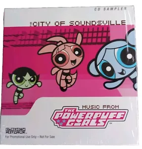 Powerpuff Girls music CD City of Soundsville Pop Rock Cartoon Network Rhino HTF - Picture 1 of 7