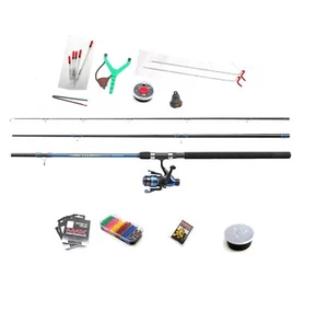Shakespeare Float Fishing Set Kit Rod Reel Hooks Floats Rest Catapult Baitbox - Picture 1 of 3