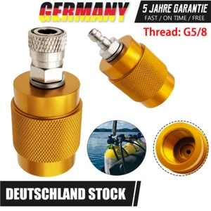 DE Paintball PCP Füllstation Ventil Ladeadapter Auf 5/8 Adapter 300 Bar Neu- - Bild 1 von 22