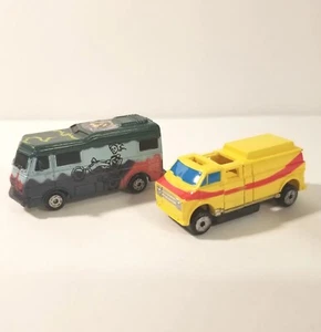 Micro Machines Imposters Yellow Ford Changing Stretch Van & Cycle RV (1991) RARE - Picture 1 of 6