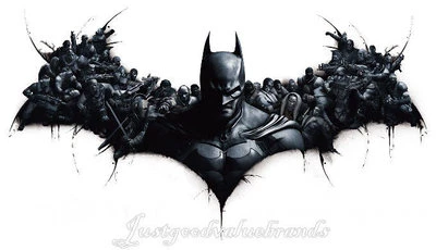 CANDYBARBOUTIQUE TATTOO Silhouette Batman Gotham Gotham City Dark Knight temporäres Tattoo