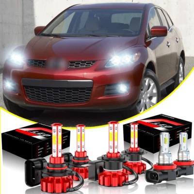 Faros antiniebla altos bajos conversión para Mazda CX-7 2007-2012 Foto 1 de 4