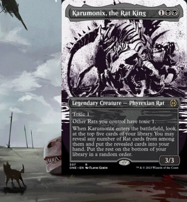 Karumonix, the Rat King Commander Deck RATS EDH Ready-to-Play Infect Toxic Magic - Image 1 of 4