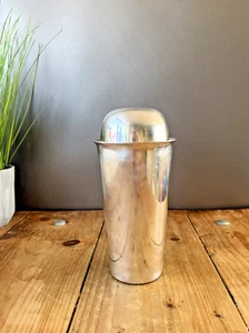 SWEDISH ART DECO GAB STREAMLINE SILVER PLATED COCKTAIL SHAKER BAR CABINET GENSE - Picture 1 of 14
