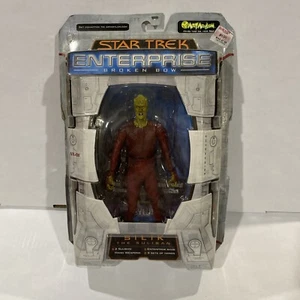Star Trek Enterprise Silik Suliban 6" Figure 2002 Art Asylum Broken Bow - Picture 1 of 10
