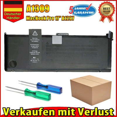 A1309 APPLE MacBook Pro 17" A1297 Ersatz akku Early 2009 Mid 2010 MC226 13000mAh - Bild 1 von 4