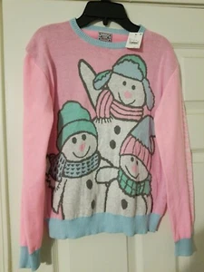 SUDADERA Chillin with my snowmies talla grande super lindo suéter navideño bonito$ - Imagen 1 de 11