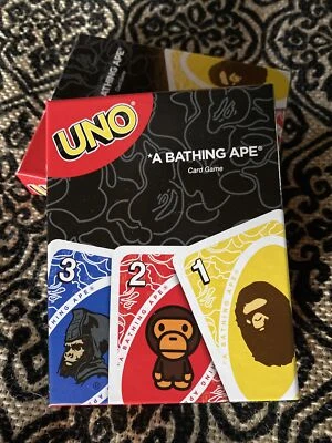 UNO A Bathing Ape Card Game 50th Anniversary Special Edition BAPE Free Shipping - Image 1 of 4