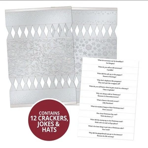 Kit de galletas navideñas de lujo Hunkydory brillo plateado - hace 12 galletas - Imagen 1 de 3