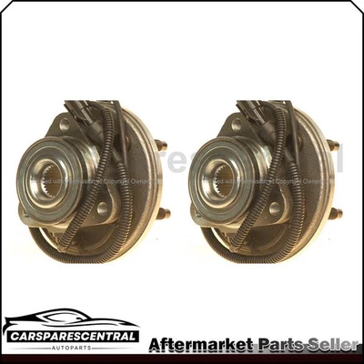 Conjunto de cojinete de rueda y buje delantero 2x para Lincoln Aviator 2003-2005 AWD RWD Foto 1 de 4