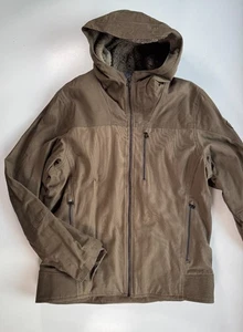 KUHL Law Fleece Canvas Hoodie Jacke Herren Large Rugged Patina Dye nie getragen - Bild 1 von 15