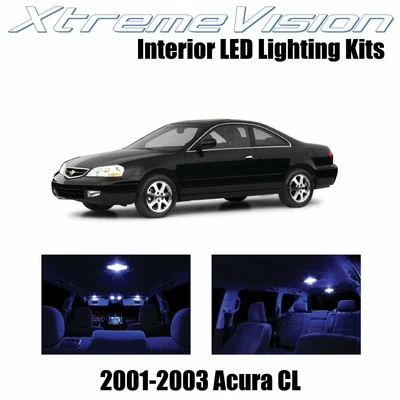 LED interior XtremeVision para Acura CL 2001-2003 (6 PIEZAS) azul blanco Foto 1 de 4