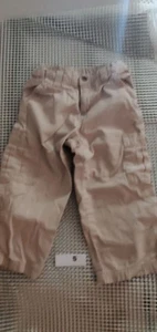 Pantalone Cherokee gamba dritta beige neonato bambino 12 mesi - Foto 1 di 5