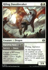 Riling Dawnbreaker FOIL Tarkir: Dragonstorm MTG NM - Foto 1 di 1