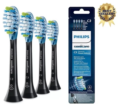 4er Pack Philips Sonicare C3 Premium Plaque Bürstenköpfe für Schallzahnbürste DE