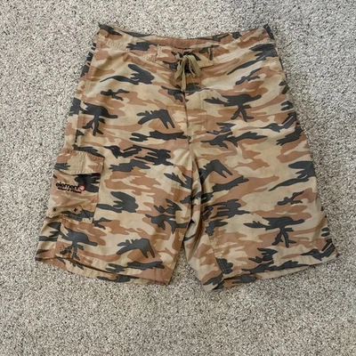 Element Skateboards Board Shorts Swim Camo Y2K  Men's Size 32 - Image 1 of 4
