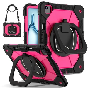 For Apple iPad Air 11/13 (M3)2025/(M2)2024 With Stand Shockproof Rugged Case - Picture 1 of 22