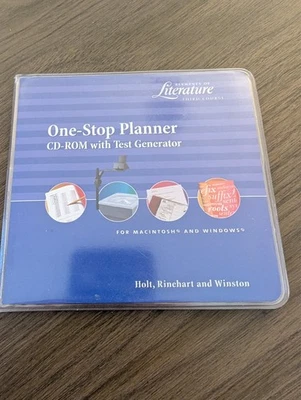 HOLT ELEMENTS OF LITERATURE: Third Course ONE-STOP PLANNER CD-ROM 2004 - Image 1 of 2