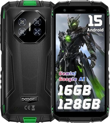 Rugged Smartphone Android 15, 16GB+128GB/2TB Telefono Indistruttibile, 8350Mah C - Immagine 1 di 4