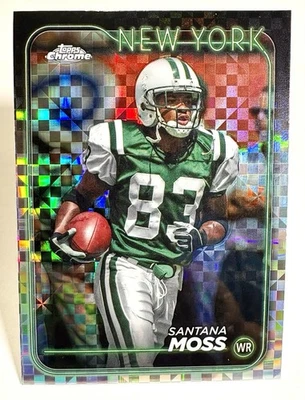 2024 Topps Chrome - Santana Moss #148 X-Fractor - Image 1 of 3