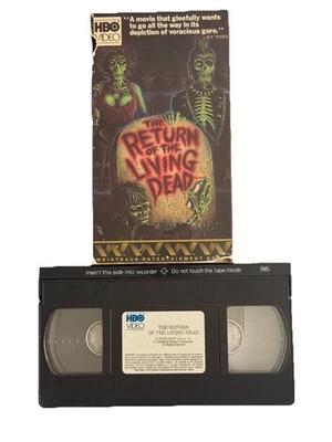 The Return Of The Living Dead VHS Tape HBO Rare - Image 1 of 4