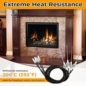 4Pcs 36Inch Spark Igniter Set with M10 Threaded Head for Fireplace Heater Oven - Picture 1 of 11