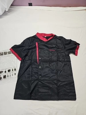 Unisex Women Men Chef Coat Cook Jacket Restaurant Kitchen Workwear Uniform Shirt - Image 1 of 4