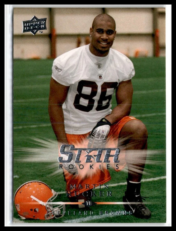 Martin Rucker 2008 Upper Deck #273 RC Rookie Cleveland Browns - Image 1 of 2