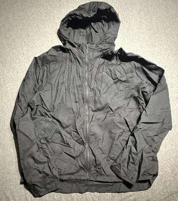 Nike Running Jacket Mens Essential Repel Hoodie Windrunner BLACK Size L - Image 1 of 4