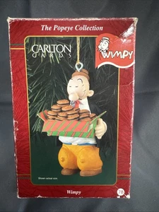 Vintage - 1998 - Wimpy Ornament - The Popeye Collection - Carlton Cards - Picture 1 of 10