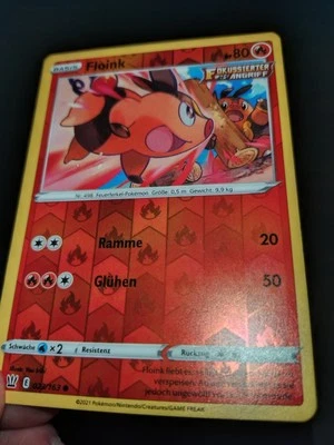 Floink 023/163 REVERSE HOLO Pokemon Kampfstile Karte Deutsch - Bild 1 von 4