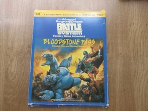 TSR AD&D H1 BLOODSTONE PASS 9122 VGC UNCUT ADV DUNGEON DRAGON BOXED WITH BOX - Bild 1 von 9