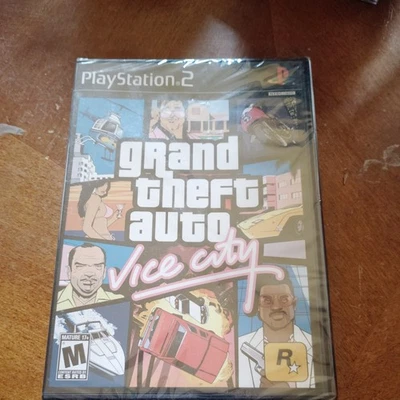 Playstation 2 Grand Theft Auto Vice City Video Game New Sealed - Image 1 of 4