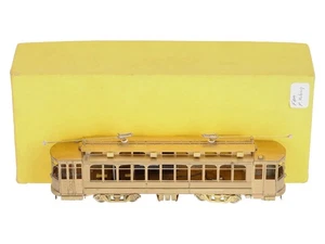 Fairfield Models 347 HO Scale BRASS Chicago Surface Line Short Brill Trolley EX - Bild 1 von 12