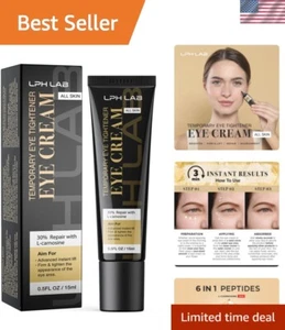 Travel Size Eye Tightening Cream - Instant Under-Eye Bag & Fine Line Reducer - Picture 1 of 9