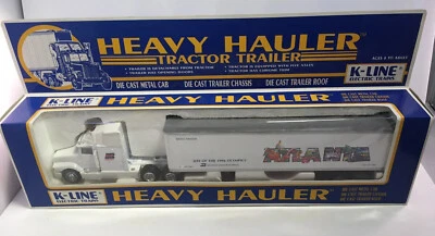 Camión pesado K-LINE 1996 BNI ATLANTA Juegos Olímpicos blanco y remolque fundido a presión nuevo en caja Foto 1 de 4