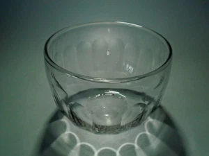 Antique 19th C. Petal Cut Glass Clear Finger Bowl - Picture 1 of 3