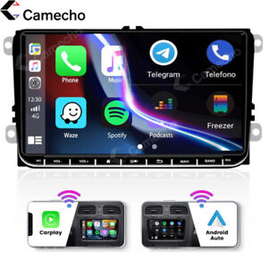 For VW Golf 5 6 Passat Touran T5 Android Apple Carplay Car Radio Stereo GPS Cam