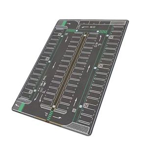 1/64 Parkplatz Mauspad Matte Modellauto Fahrzeug Szene Display große Garage Spielzeug/ - Bild 1 von 10