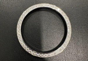Jacob & Co. 3.25ct Steel Diamond Bezel - Fits 47mm Five Time Zone Watches - Picture 1 of 2