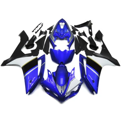 Kit de carenado azul blanco para carrocería de inyección Yamaha YZF R1 2007 2008 YZF1000 Foto 1 de 4
