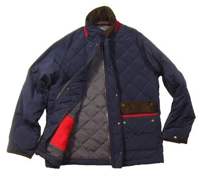 NWOT Vineyard Vines Men's Vineyard Navy Solid Quilted Full Zip Jacket - Image 1 of 4