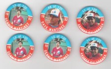 MONTREAL EXPOS ~ 1992 JKA Baseball Star Buttons Lot w/ Stars