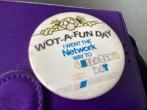 Railway Network way to children tin badge - Picture 1 of 2