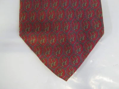 Corbata Bill Blass Silk 56 x 3,75 rojo beige 14126 Foto 1 de 4